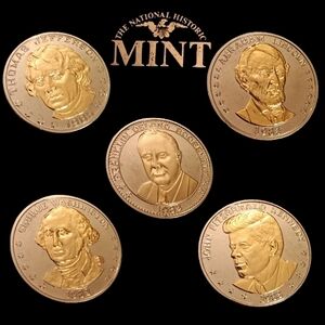 National Historic Mint Gold Coins Set